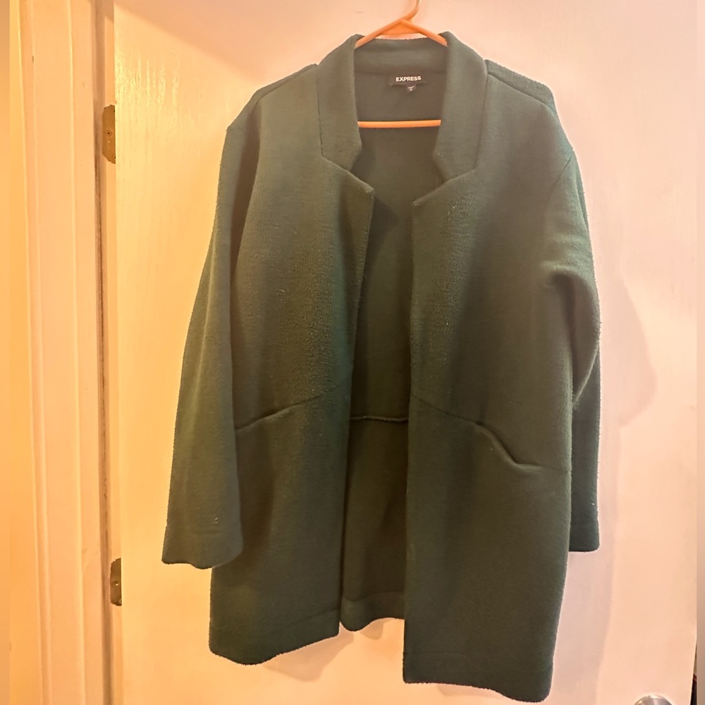 Express forest green Coatigan